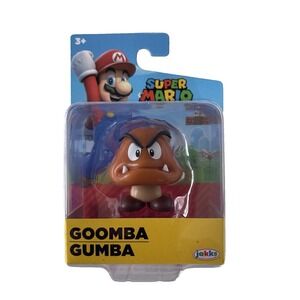 Super Mario Goomba Gumba Jakks Pacific 2.5" Inch Figure World of Nintendo